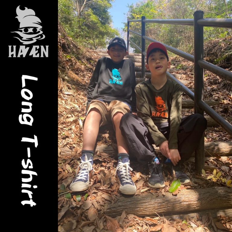 HAZEN Kids LongTshirt-Khaki+orange