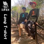 HAZEN Kids LongTshirt-Khaki+orange